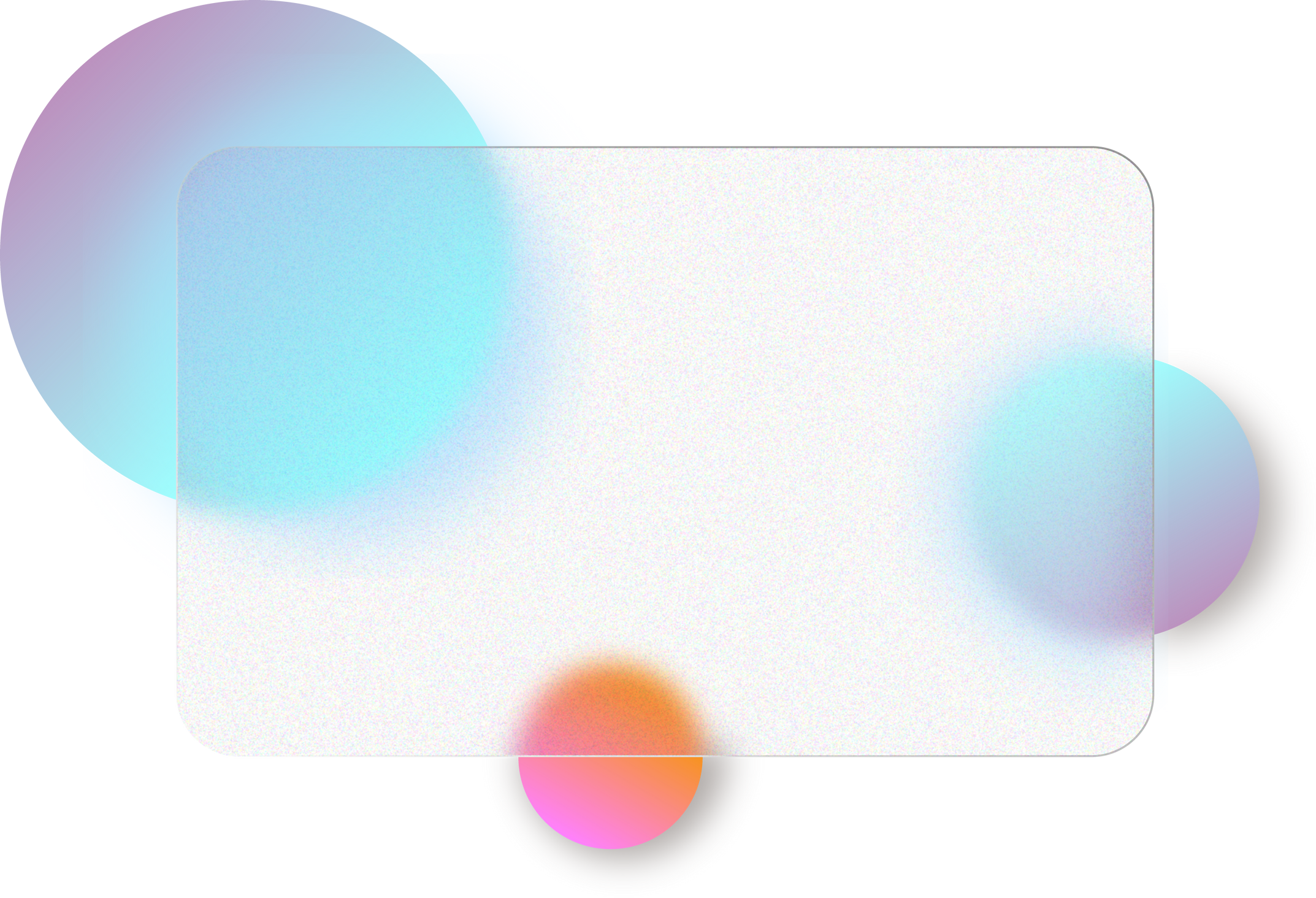 Transparent Glass element with 3d shape